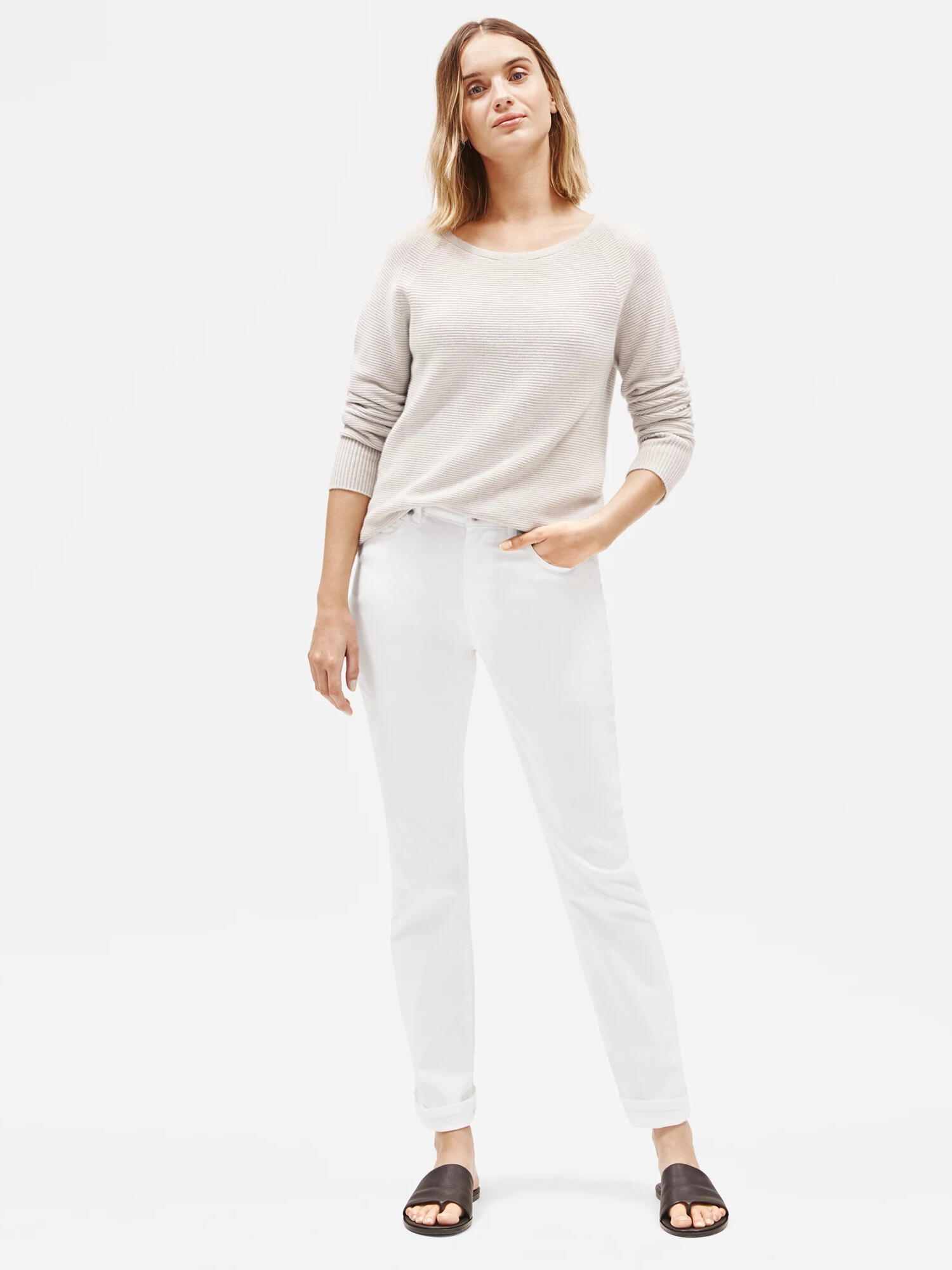 Organic Cotton Straight-Leg Jean | Eileen Fisher