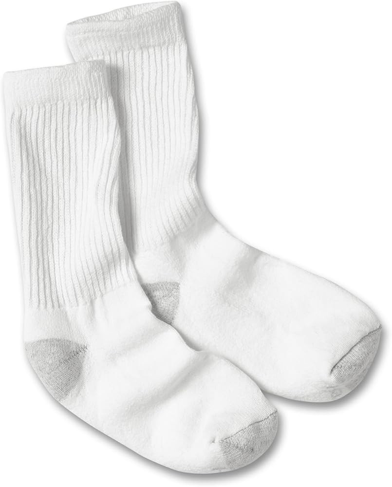 Hanes Women's Crew Socks, 6-Pack (Shoe Size 8-12) | Amazon (US)
