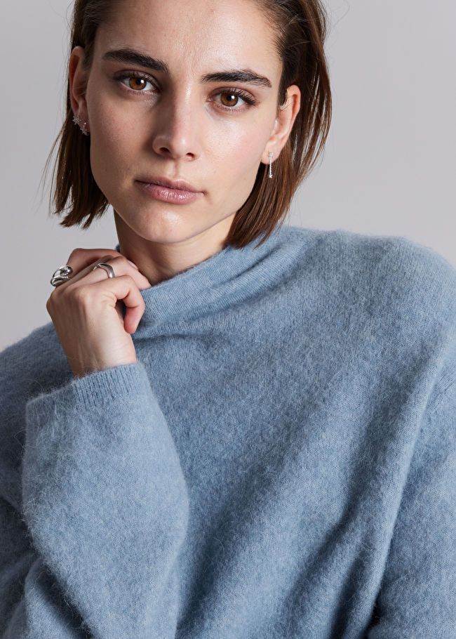 Mock-Neck Knit Sweater | & Other Stories US