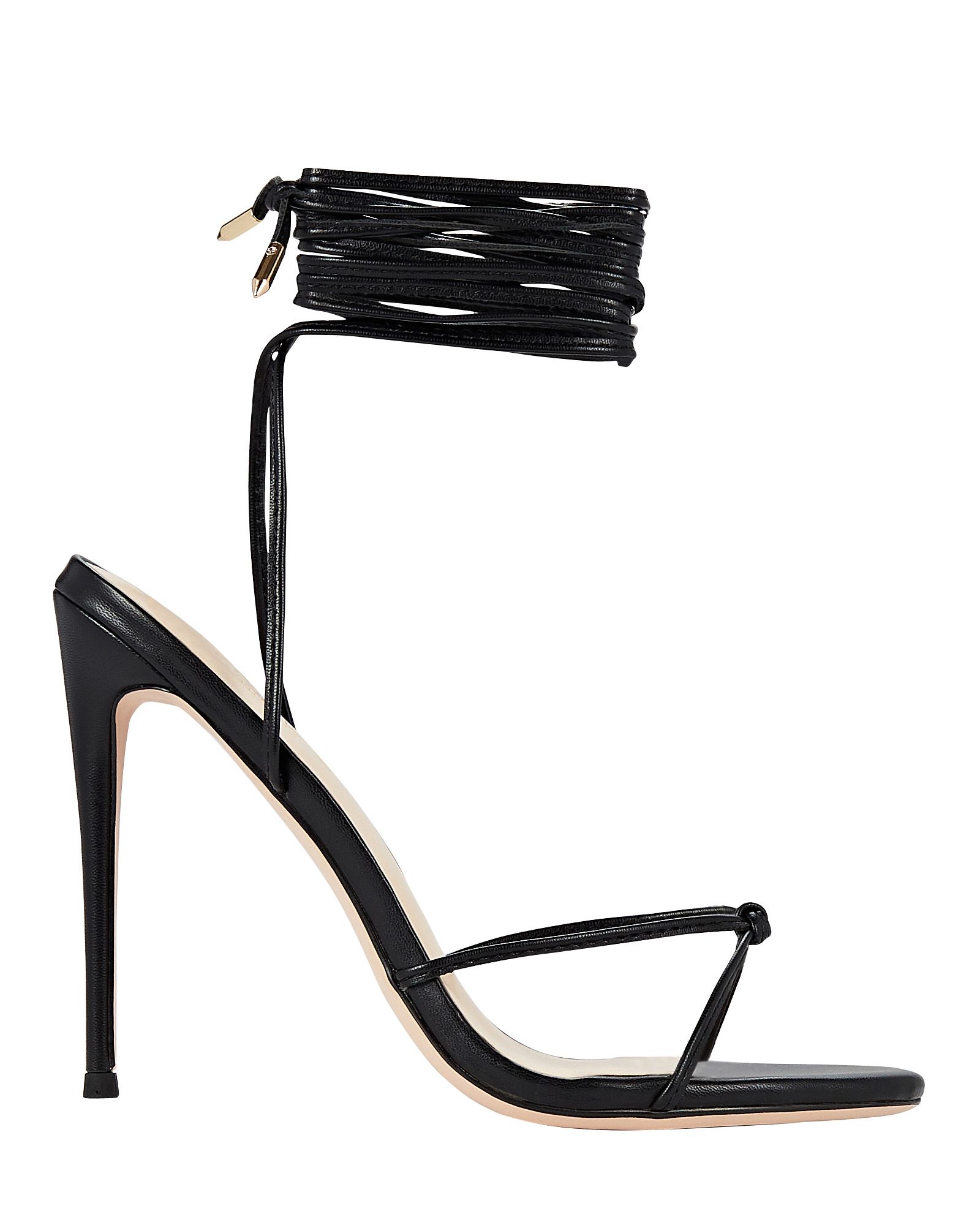 Femme LA Athens Lace-Up Sandals, Black 36 | INTERMIX