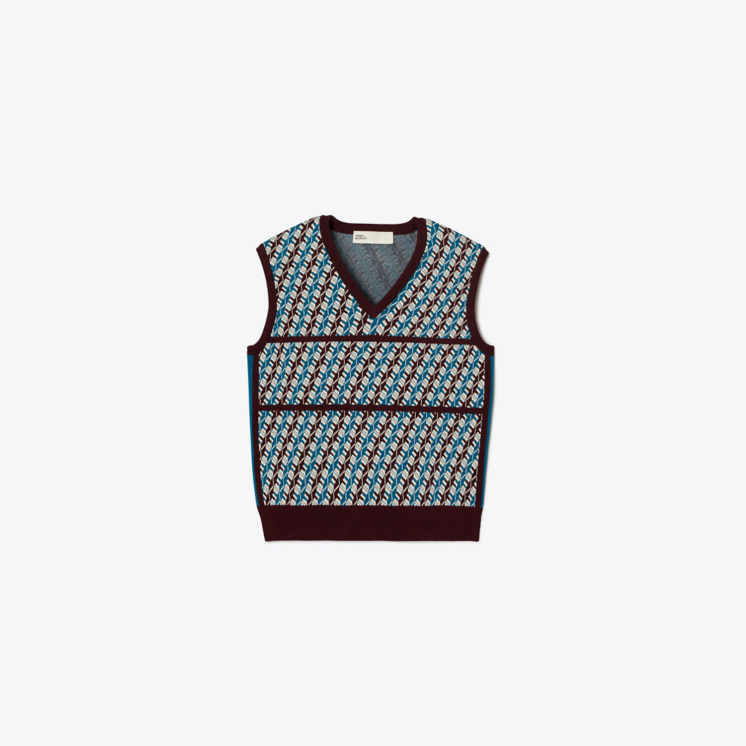 Tory Burch Jacquard Sweater Vest | Tory Burch (US)