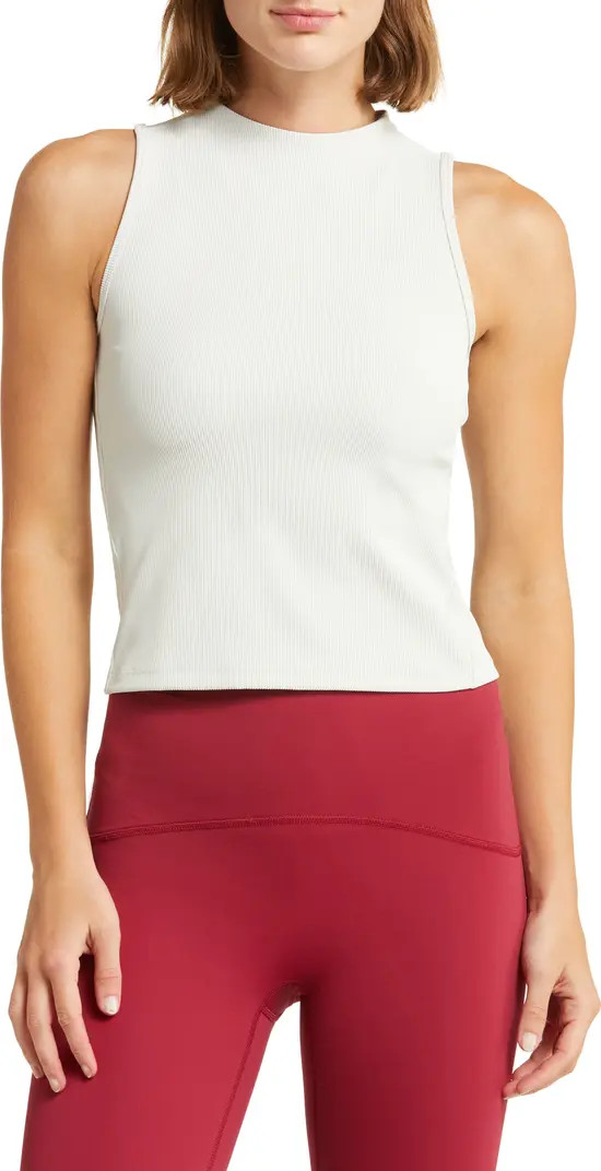 Contour Rib Mock Neck Tank | Nordstrom