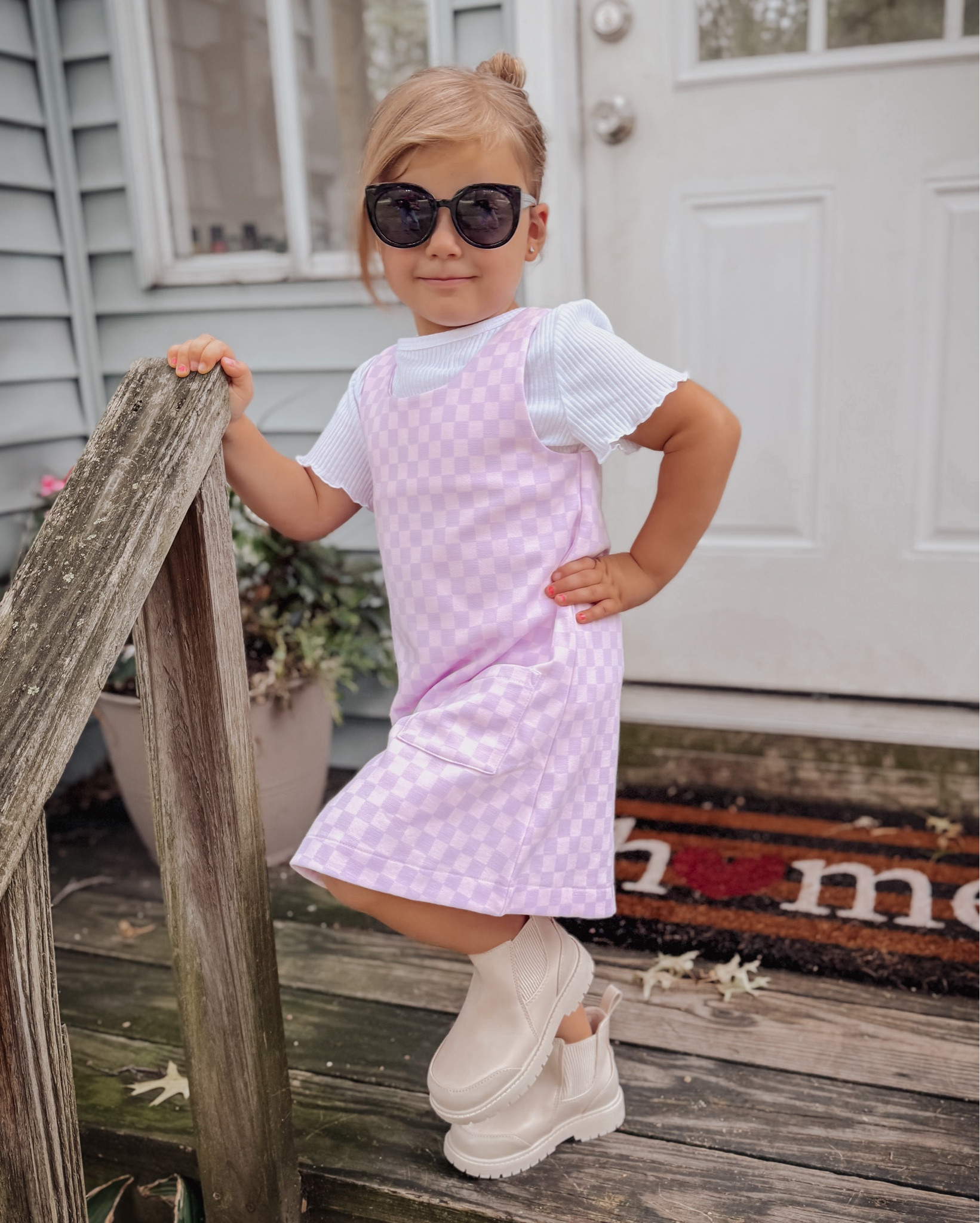 Giving. Full THREEnager vibes in this outfit. And man does she have the attitude to back it up. 

Wearing TTS. Boots we need in every color! 

Toddler fashion / toddler outfit / back to school / sale / cool kid looks / old navy kids

#LTKBacktoSchool #LTKKids #LTKSaleAlert