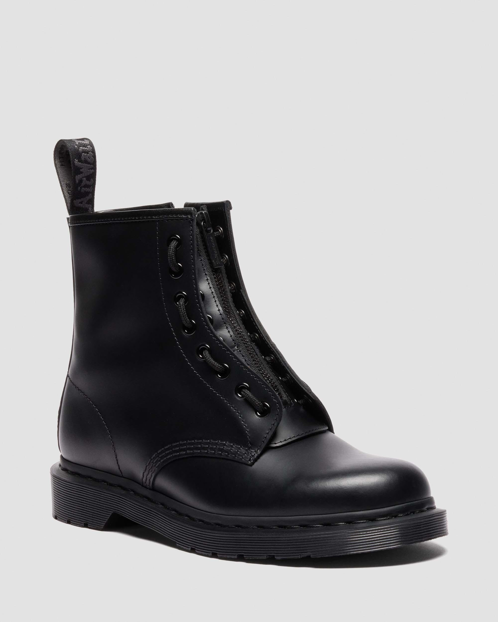 1460 ZIP MONOCHROME SMOOTH LEATHER BOOTS in  | Dr. Martens | Dr. Martens