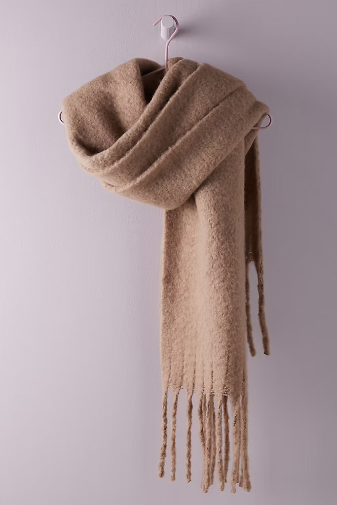 Bonnie Fringed Wrap Scarf | Anthropologie (US)