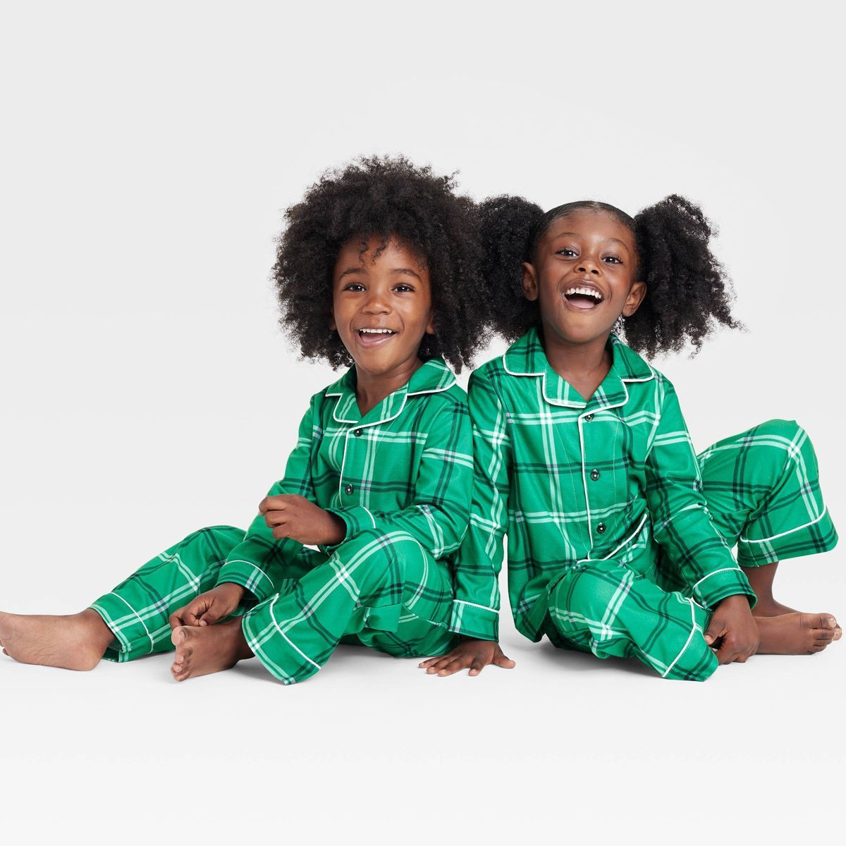 Toddler Plaid Matching Family Pajama Set - Wondershop™ Green | Target