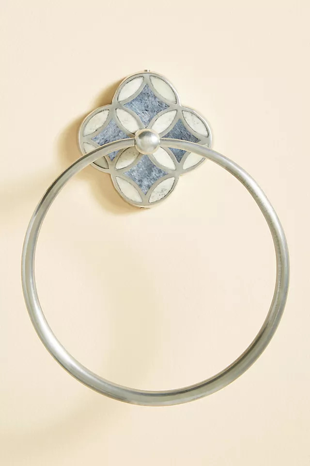 Aleah Inlay Towel Ring | Anthropologie (US)