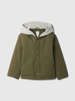 babyGap Recycled Hoodie Bomber Jacket | Gap Factory