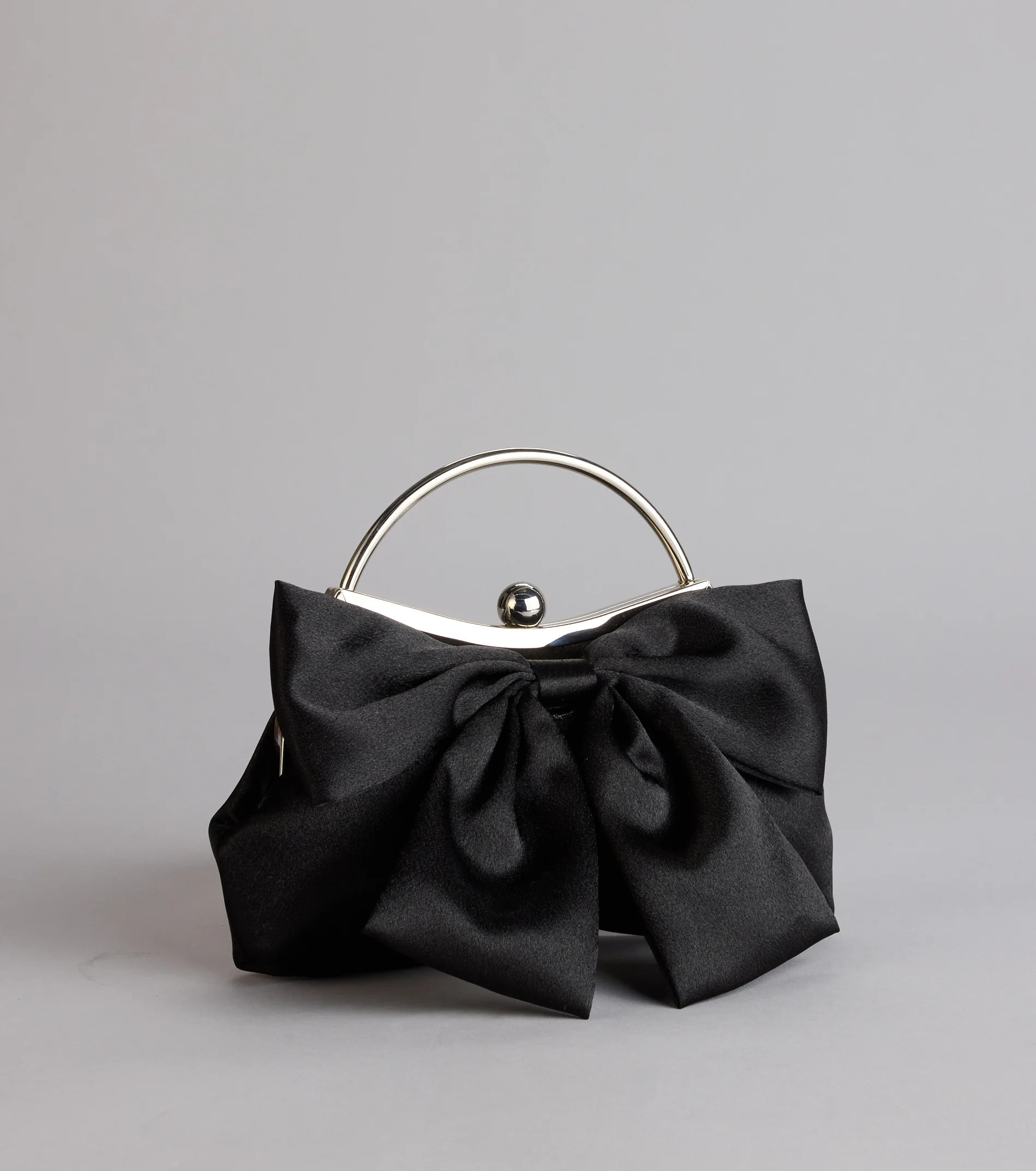 Sweet Luxe Satin Bow Clutch Purse | Windsor Stores