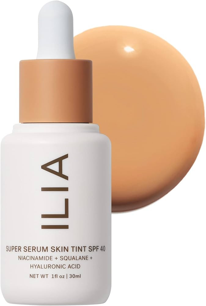 ILIA - Super Serum Skin Tint SPF 40 | Non-Comedogenic, Vegan, LIghtweight to Help Against Blue Li... | Amazon (US)