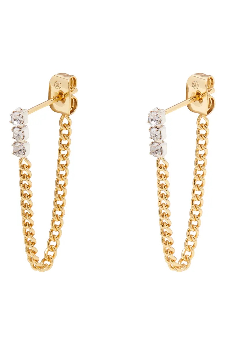 gorjana Wilder Shimmer Chain Huggie Hoop Earrings | Nordstrom | Nordstrom