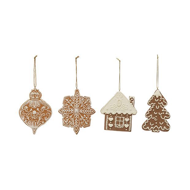 Holiday Gingerbread Ornament Set of 4 | Antique Farm House