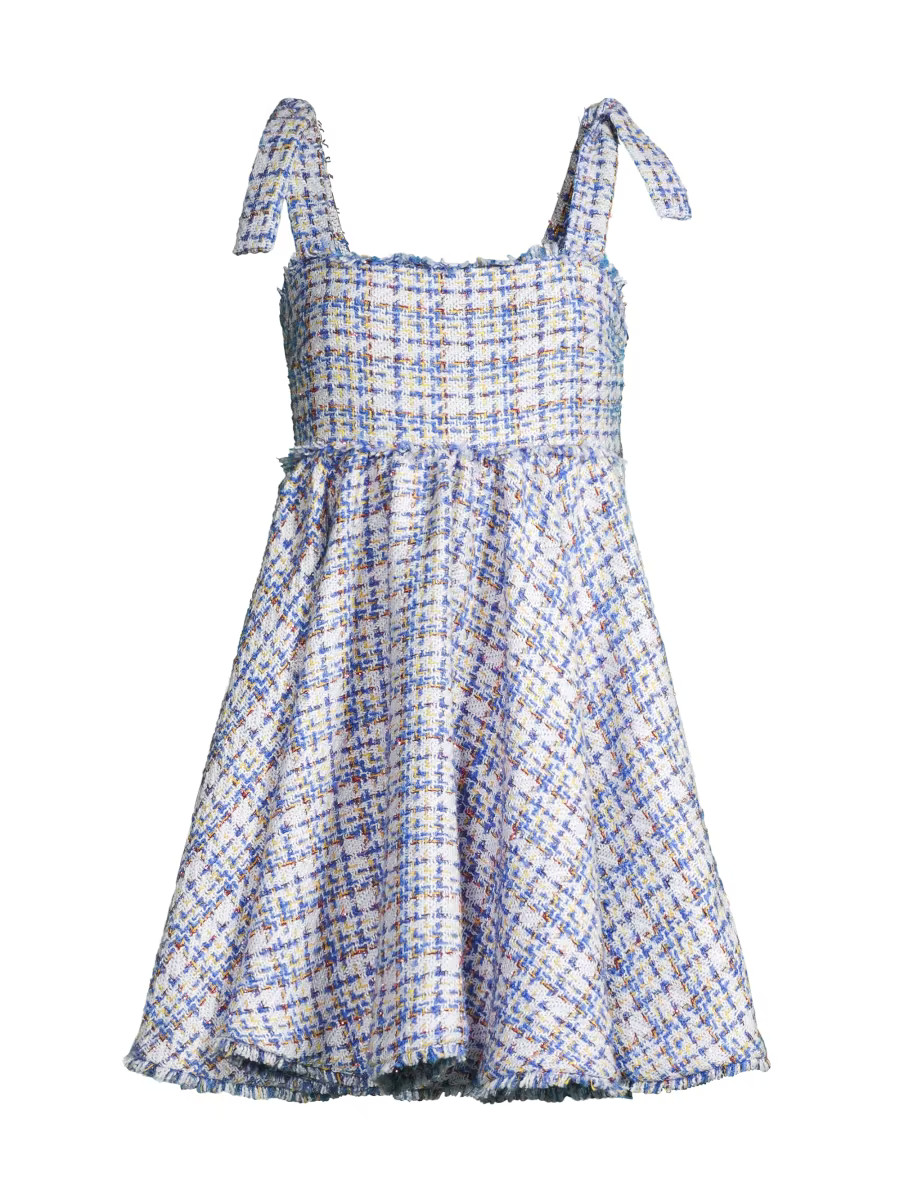 Drea Tweed Babydoll Dress | Saks Fifth Avenue
