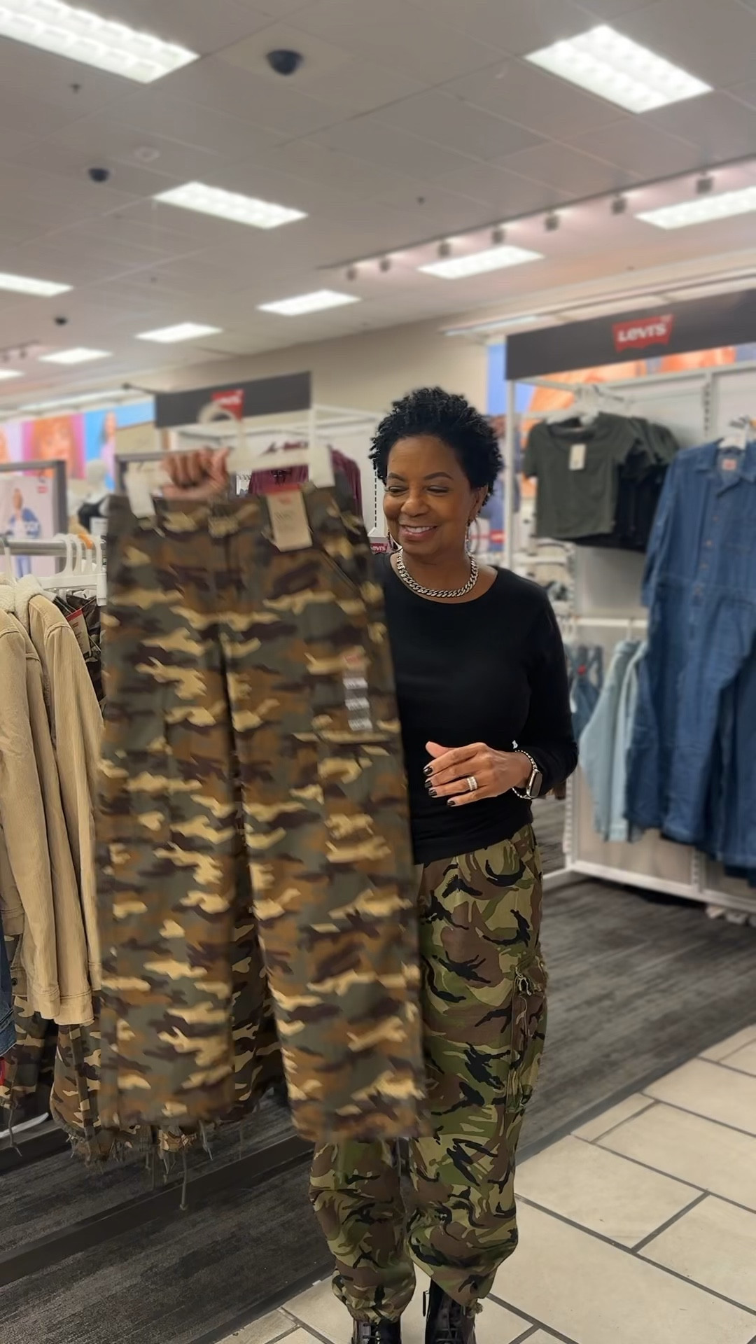 Cutest cargo pants at a reasonable price. Pair them with a black t and cargo boots  