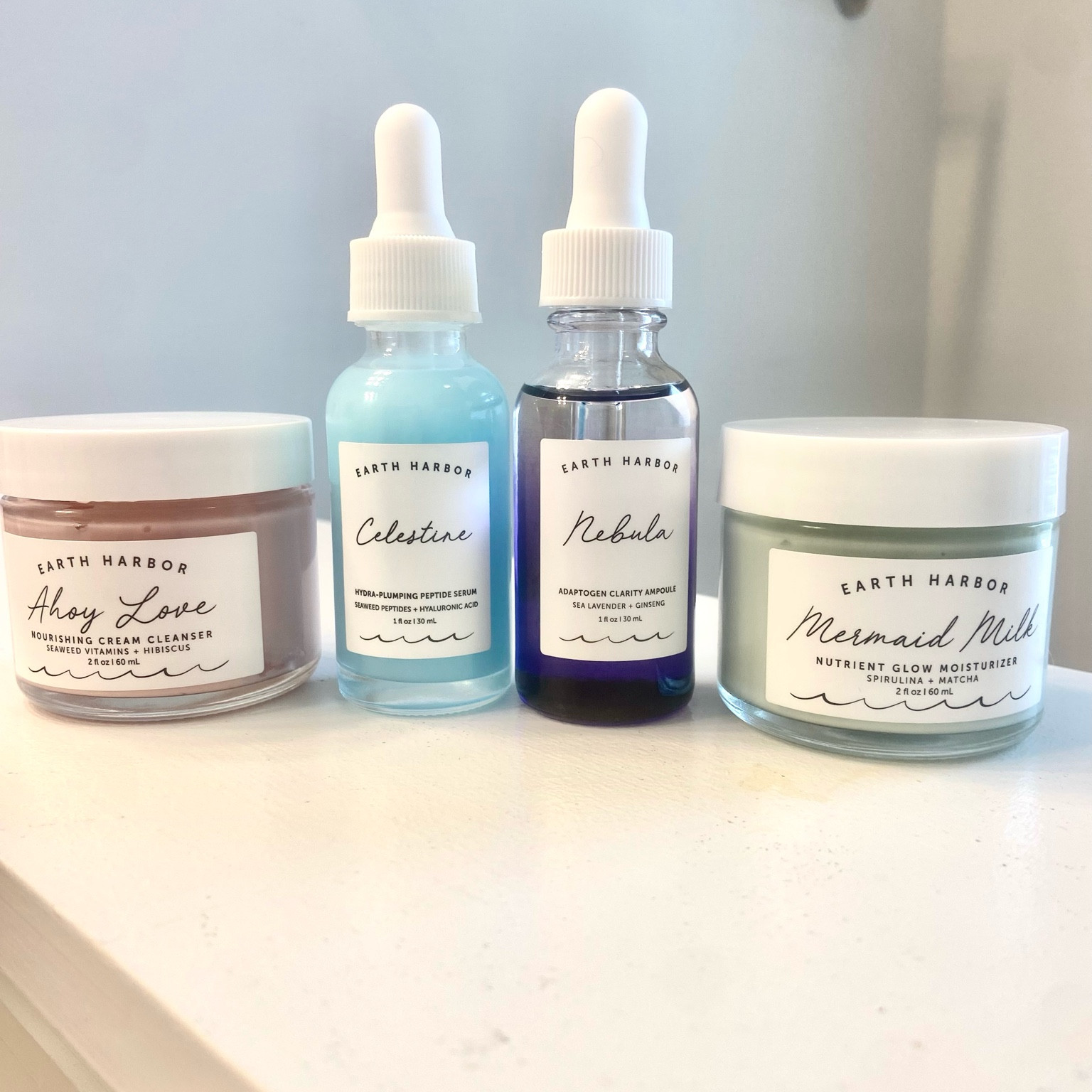 Skincare made easy, skincare, skincare products, toner, cleanser, moisturizer, combination skin, skincare, dry skin, sustainable, sustainable skincare, vegan skincare, women owned, earth harbor, favorite products, skin care routine 

#LTKbeauty
