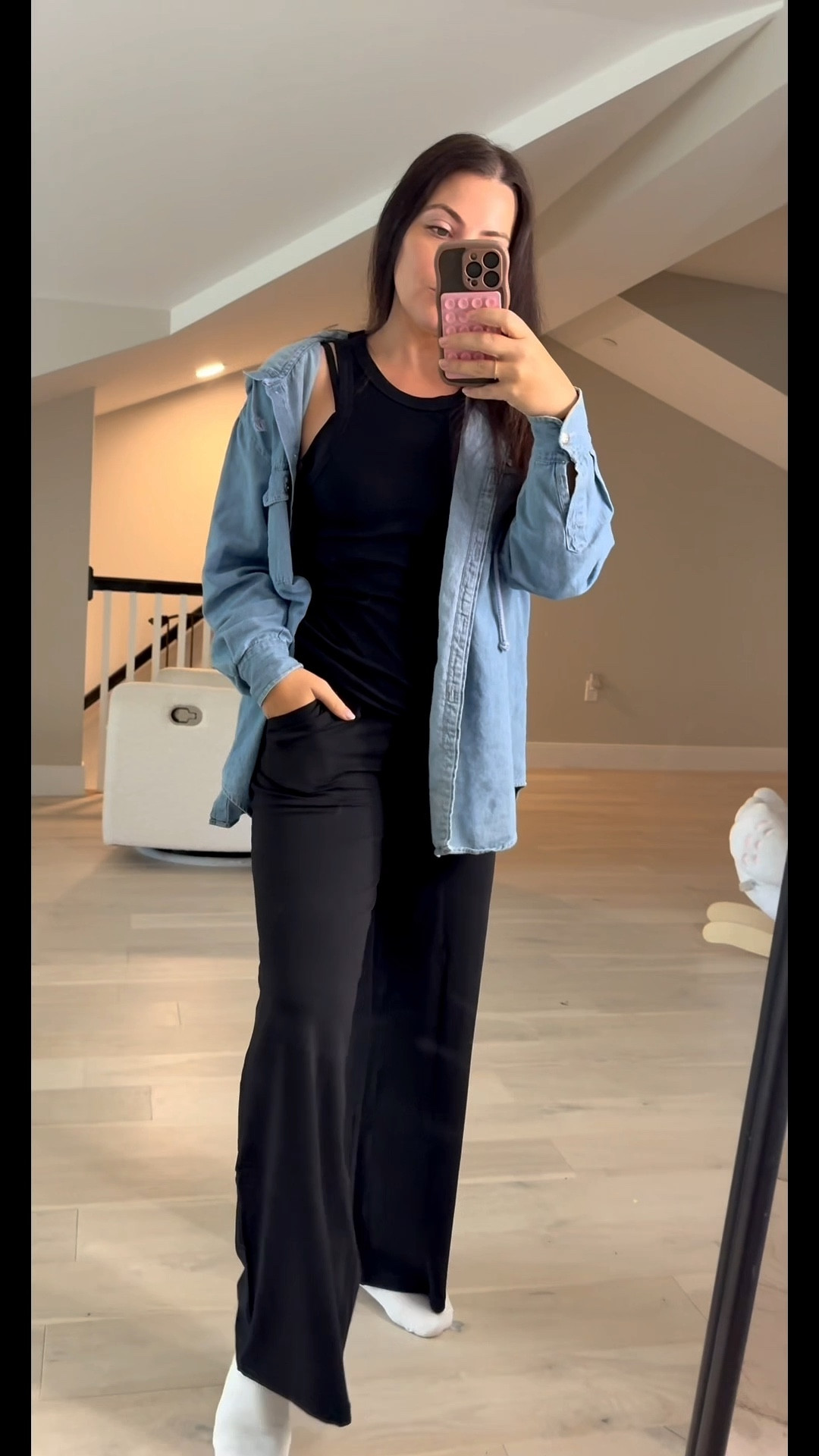 ✨ Took full advantage of the Aerie sale and officially upgraded from my millennial “leggings as pants” era to wide leg everything 🙌🏼 Obsessed is an understatement, my neighbor even said I look put together today 😅 these are comfy, flattering, and feel so fresh for fall 🍂 #AerieSale #AerieHaul

The black pants I’m wearing small short and they are perfect .

Track pants run oversized + long (wearing a small). Going to try XS, but they don’t come in short.

#LTKFallSale #LTKPetite #LTKSeasonal