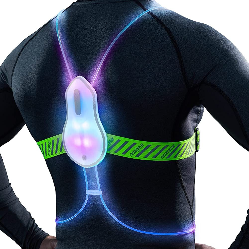 noxgear Tracer2 - Multicolor Illuminated, Reflective Vest for Running or Cycling (Rechargeable, W... | Amazon (US)