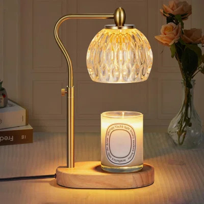 Candle Warmer, Candle Warmer Lamp With Timer & Dimmer Candle Warmer Height Adjustable For All Size Scented Candles, Candle Warmer With 2 * 50W Bulbs F | Wayfair North America