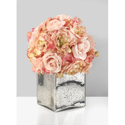 Elderen Mercury Glass Cube Vase | Wayfair North America