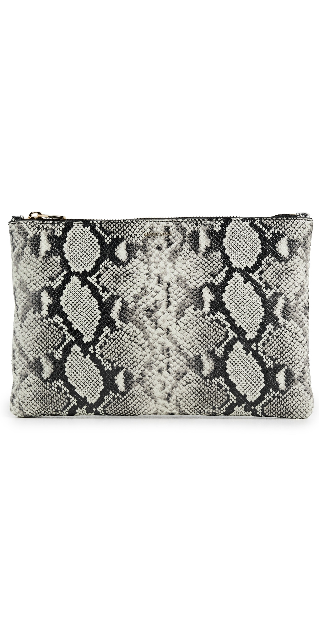 ANINE BING Large Elly Pouch Python One Size | Shopbop