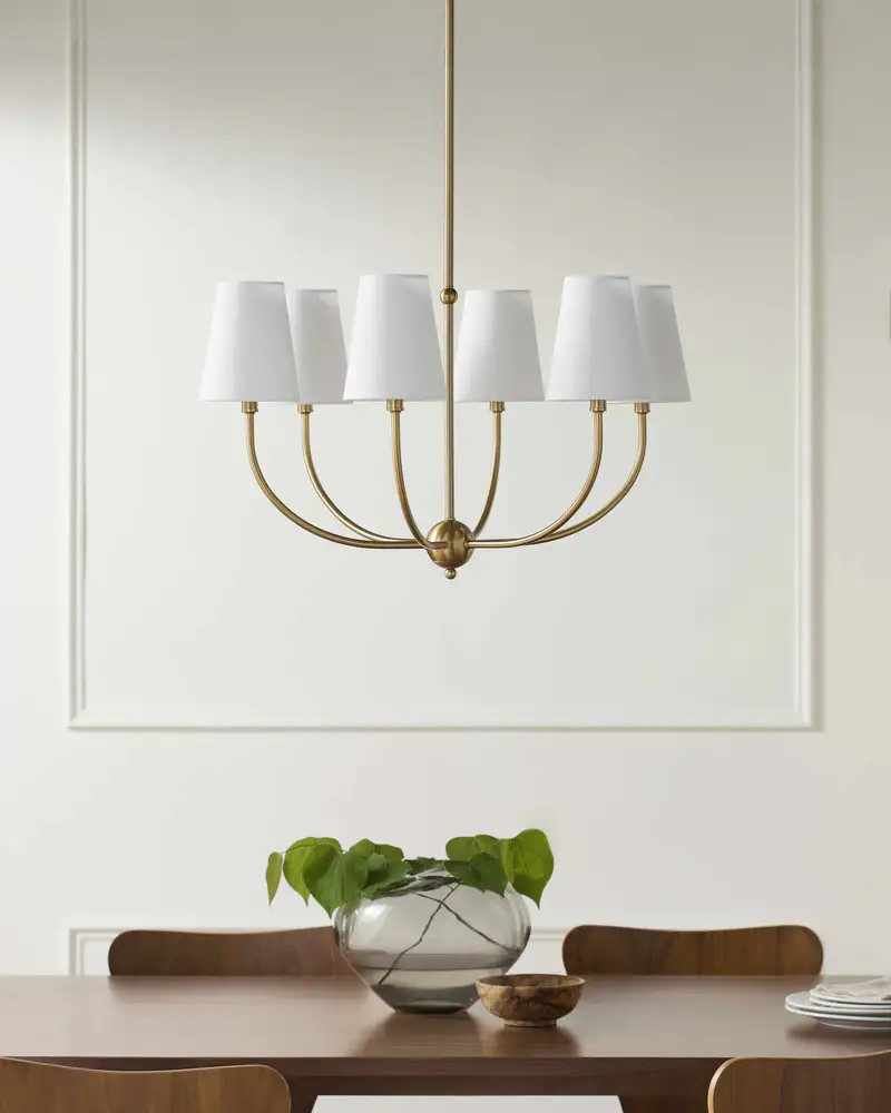 Vishnyovka Metallic - Brass Chandelier | Boutique Rugs