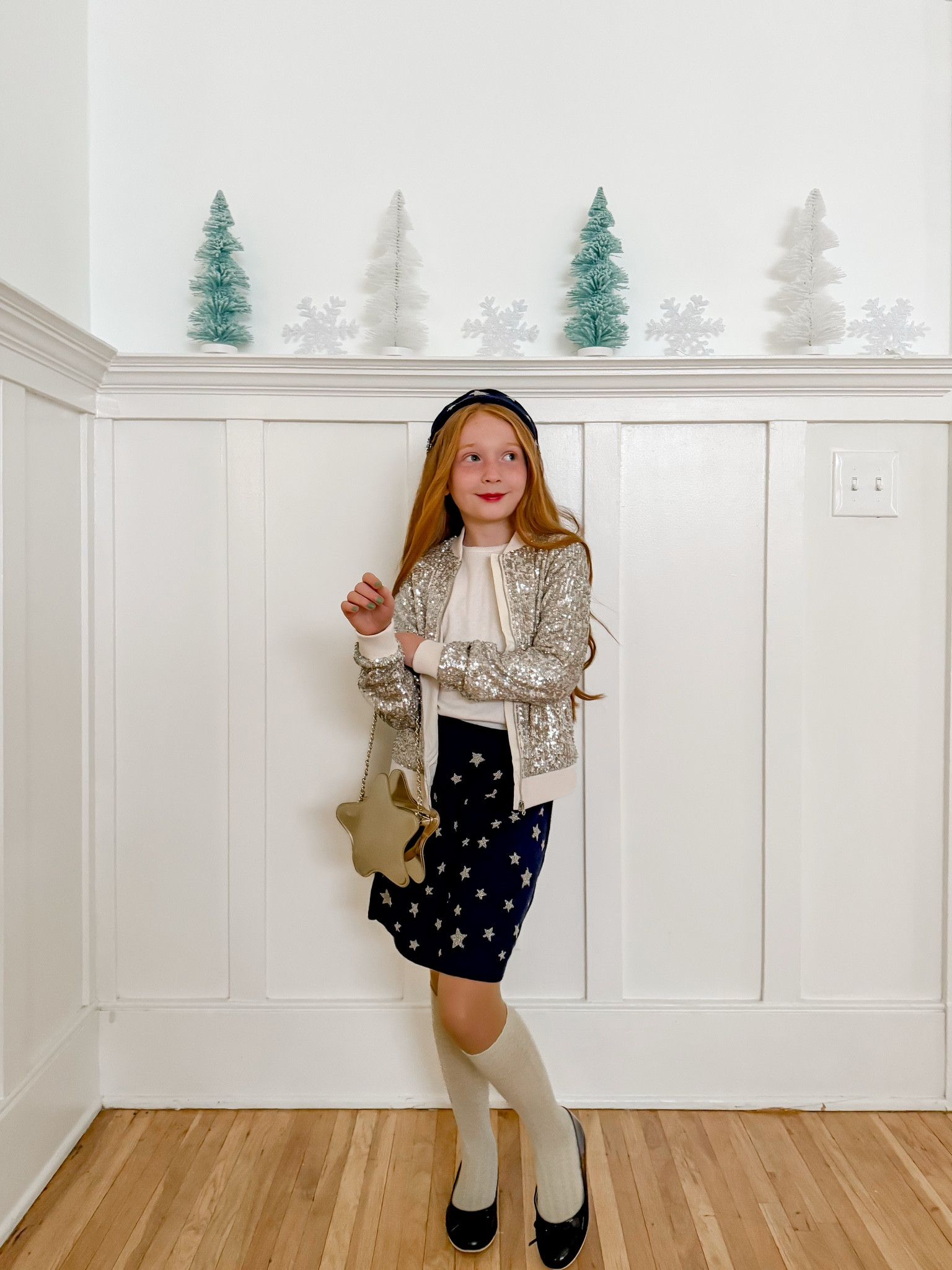 Holiday cutie! She is 9 years old and wearing size 10 in the skirt and jacket. Head to toe is Janie and Jack  

#LTKKids #LTKBaby #LTKHoliday