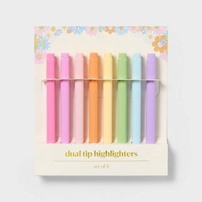 8pk Colored Dual Tip Highlighters - Spritz™ | Target