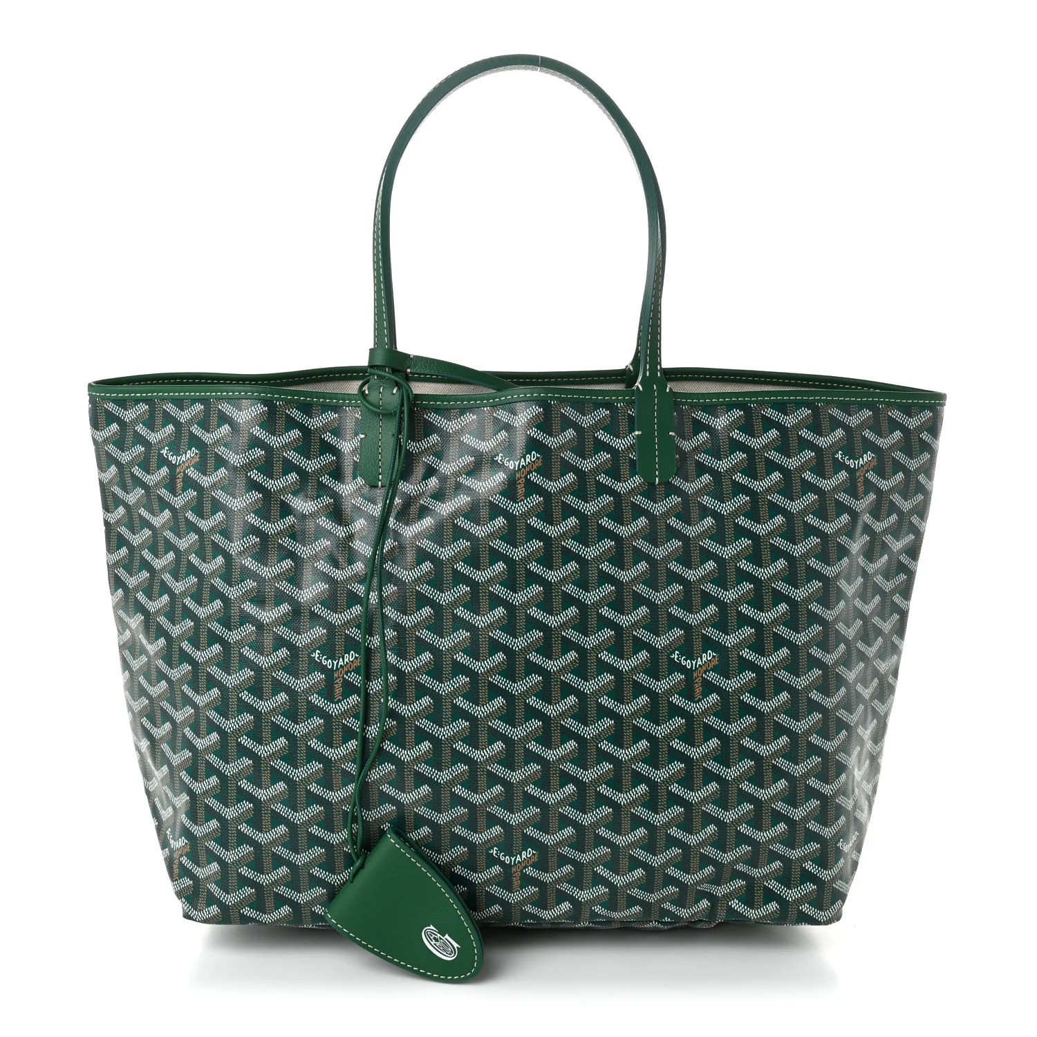 Goyard Goyardine Saint Louis PM Green 1969329 | FASHIONPHILE (US)