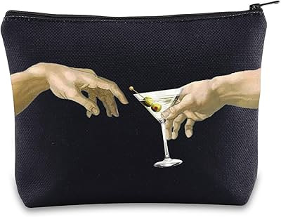 JNIAP Dirty Martini Makeup Bag Dirty Martini Gifts The Creation Of Martini Cocktail Gifts Dirty M... | Amazon (US)