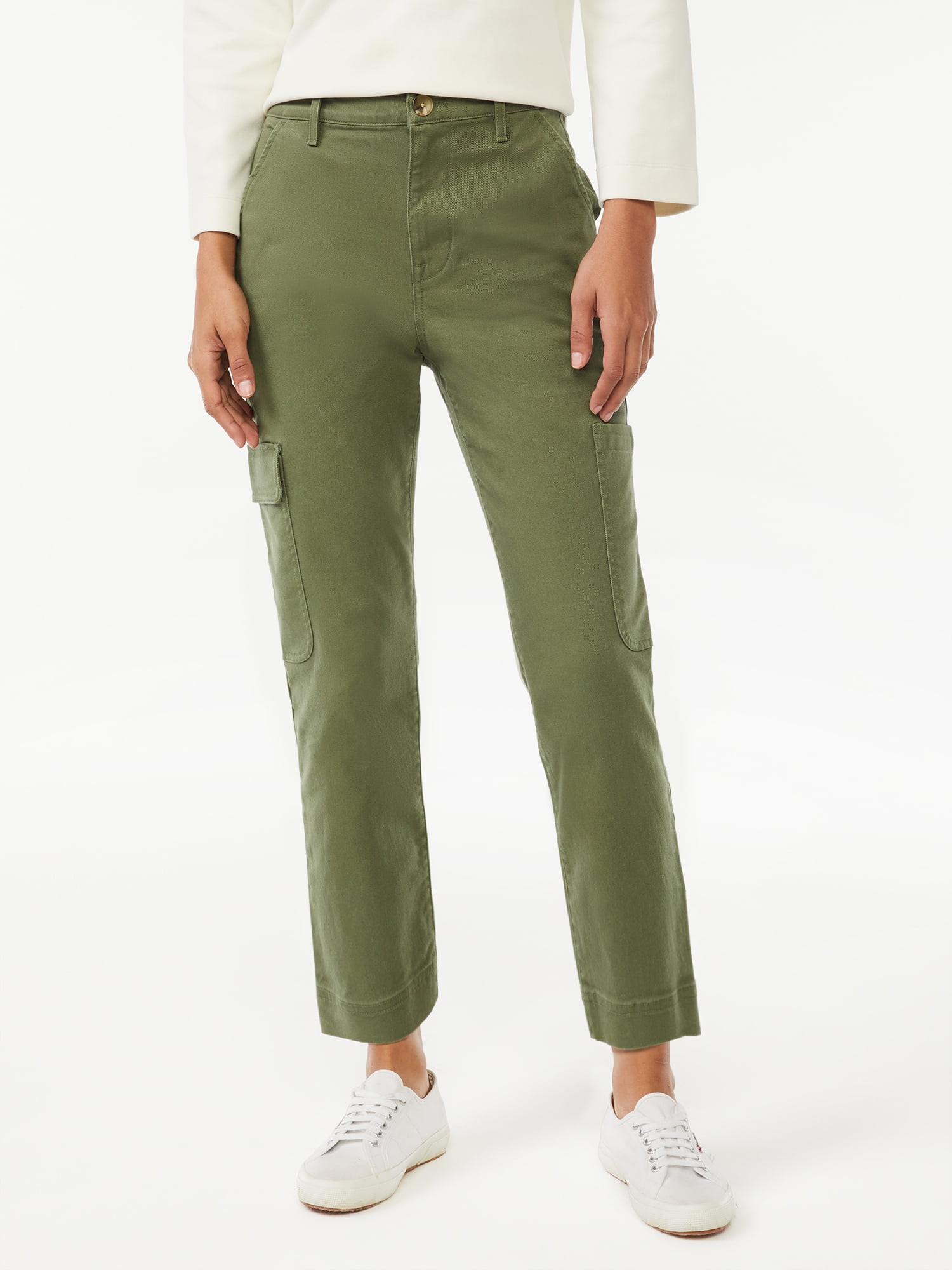 Free Assembly Women's Cargo Pants - Walmart.com | Walmart (US)