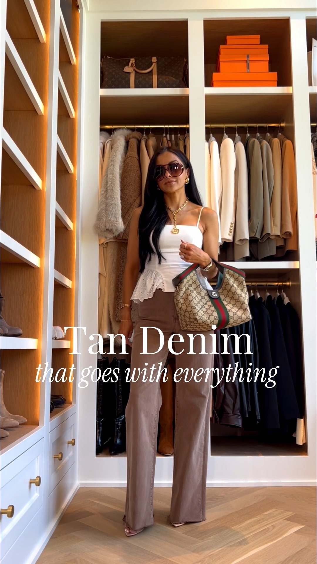 What I’d buy right now before it sells out!
Paige Anessa tan jeans - these tan jeans are so versatile and look great with just about anything 
Astr the label eyelet cami

#LTKOver40 #LTKPetite #LTKootd
