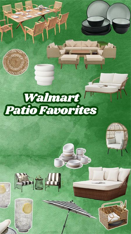 Time so spruce up our patios! Walmart is one of my go to for patio and outdoor decor. Here are a few of my current favorite items 

#LTKHome