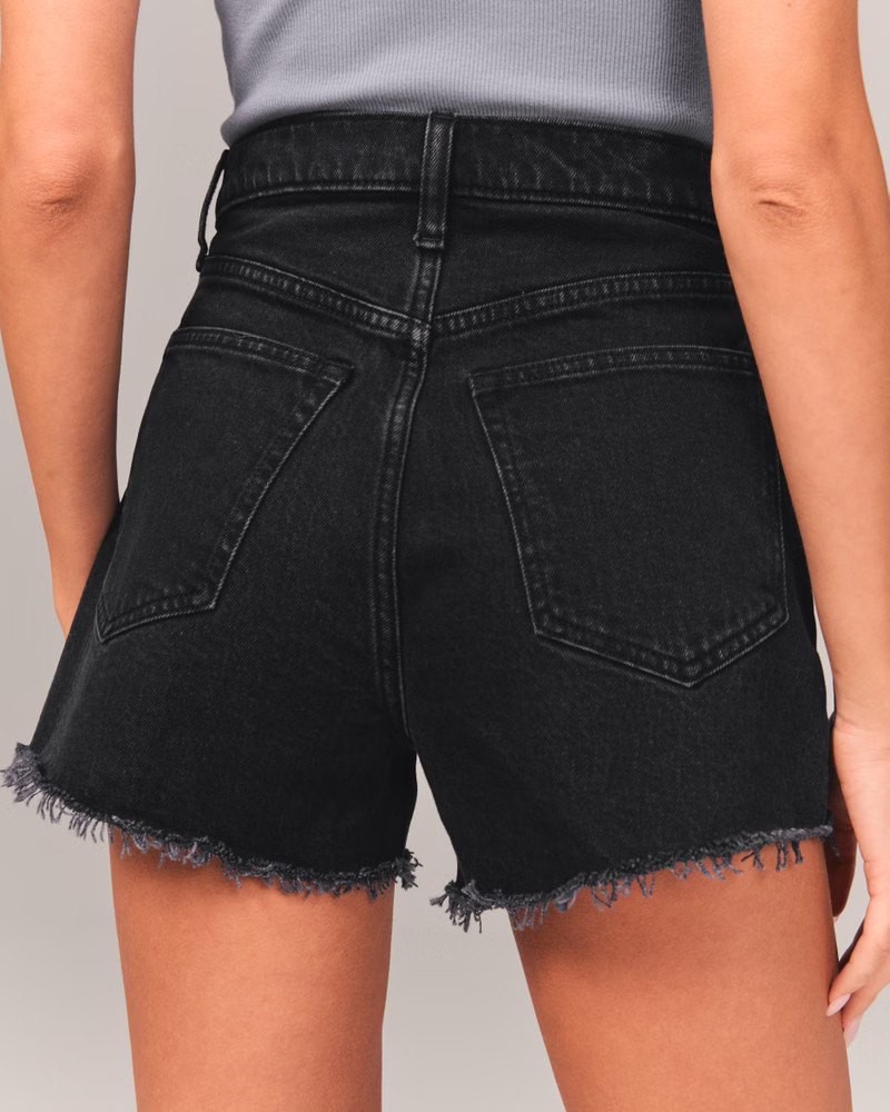Women's 90s High Rise Cutoff Shorts | Women's Bottoms | Abercrombie.com | Abercrombie & Fitch (US)
