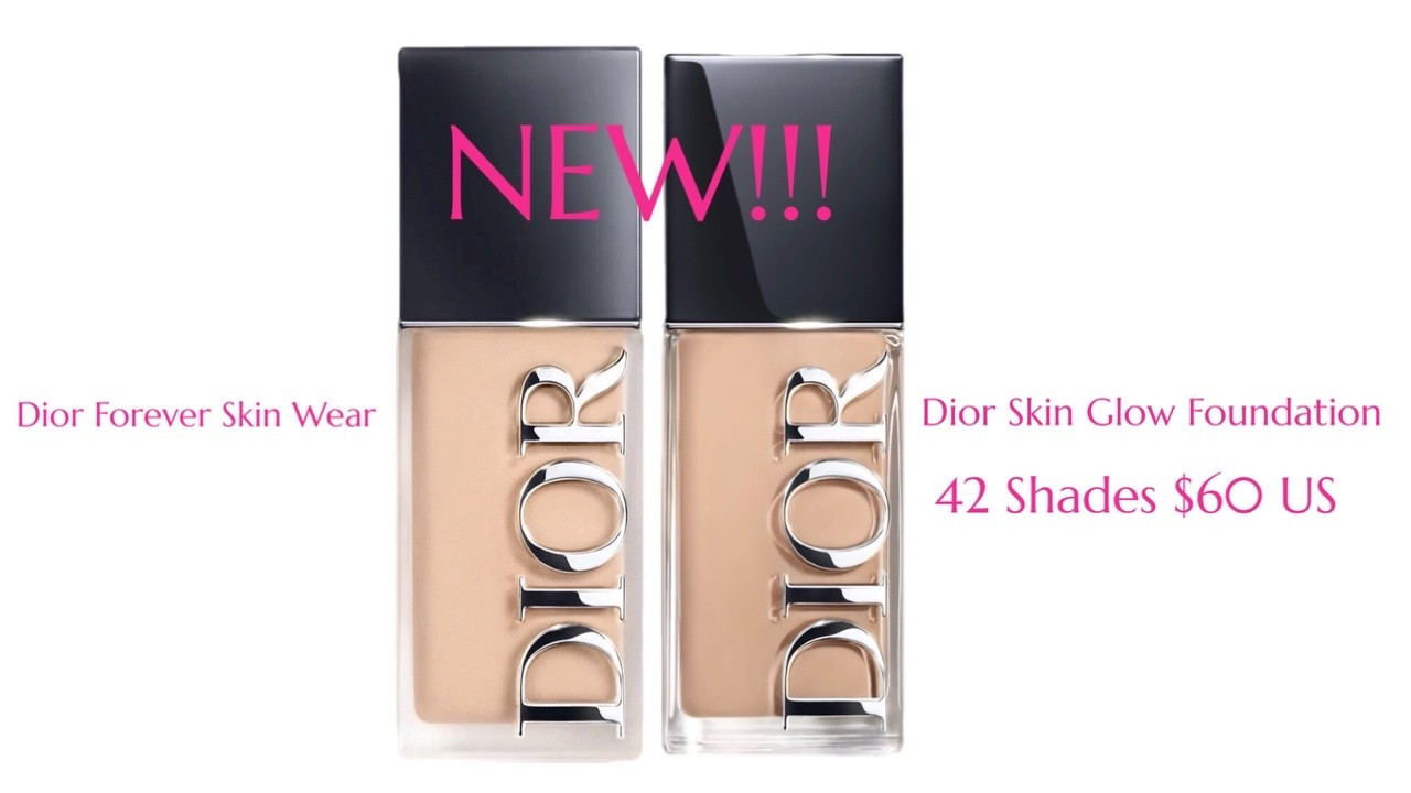 New Dior Beauty! Dior Forever Skin Glow and Blurring Matte Foundations.  Shades 42. $60. Reformulated.  One for 48 hr hydration. One for Blurred Matte Perfection. 24 hrs. Out on Dior now.  Will be out in Sephora, Ulta and Department stores soon:) 

#LTKBeauty #LTKOver40 #LTKselfcare