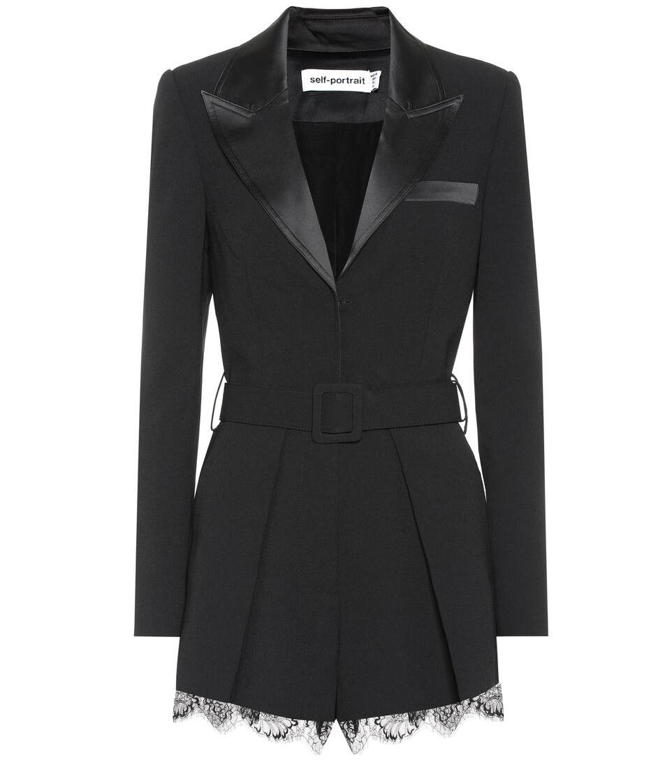 Crêpe blazer playsuit | Mytheresa (US/CA)