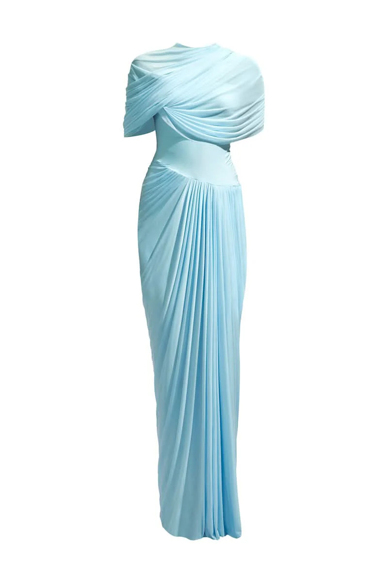 JASMINE BABY BLUE MAXI DRESS | Deme By Gabriella | CULT MIA | CULT MIA UK LTD