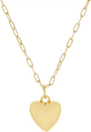 Small Puffy Heart Charm Necklace | Nordstrom