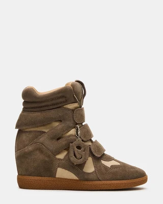 Steve Madden Mavis Sneakers - Taupe - Size 9.5 - Synthetic/Suede/Textile | Steve Madden (Canada)