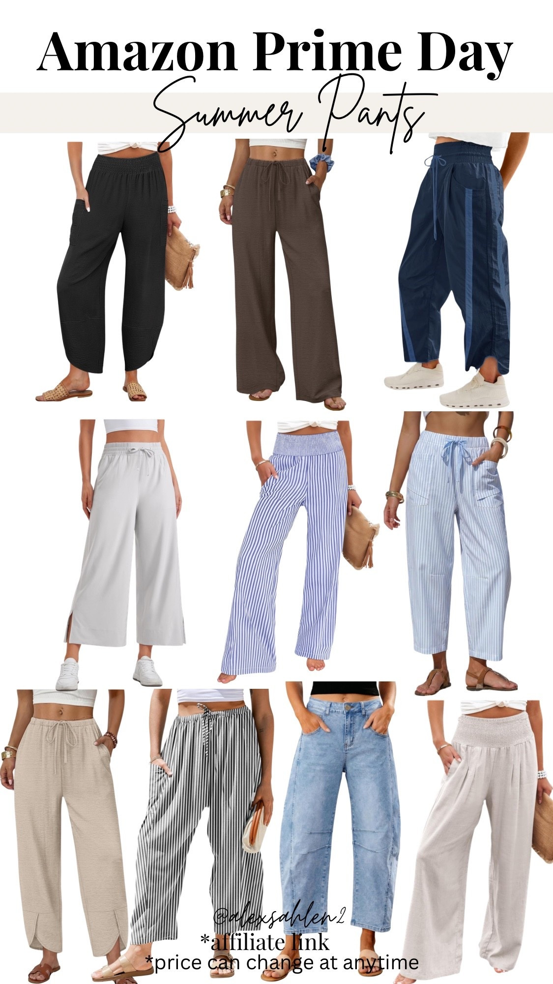 Cute and trendy summer pants on Prime day deal!