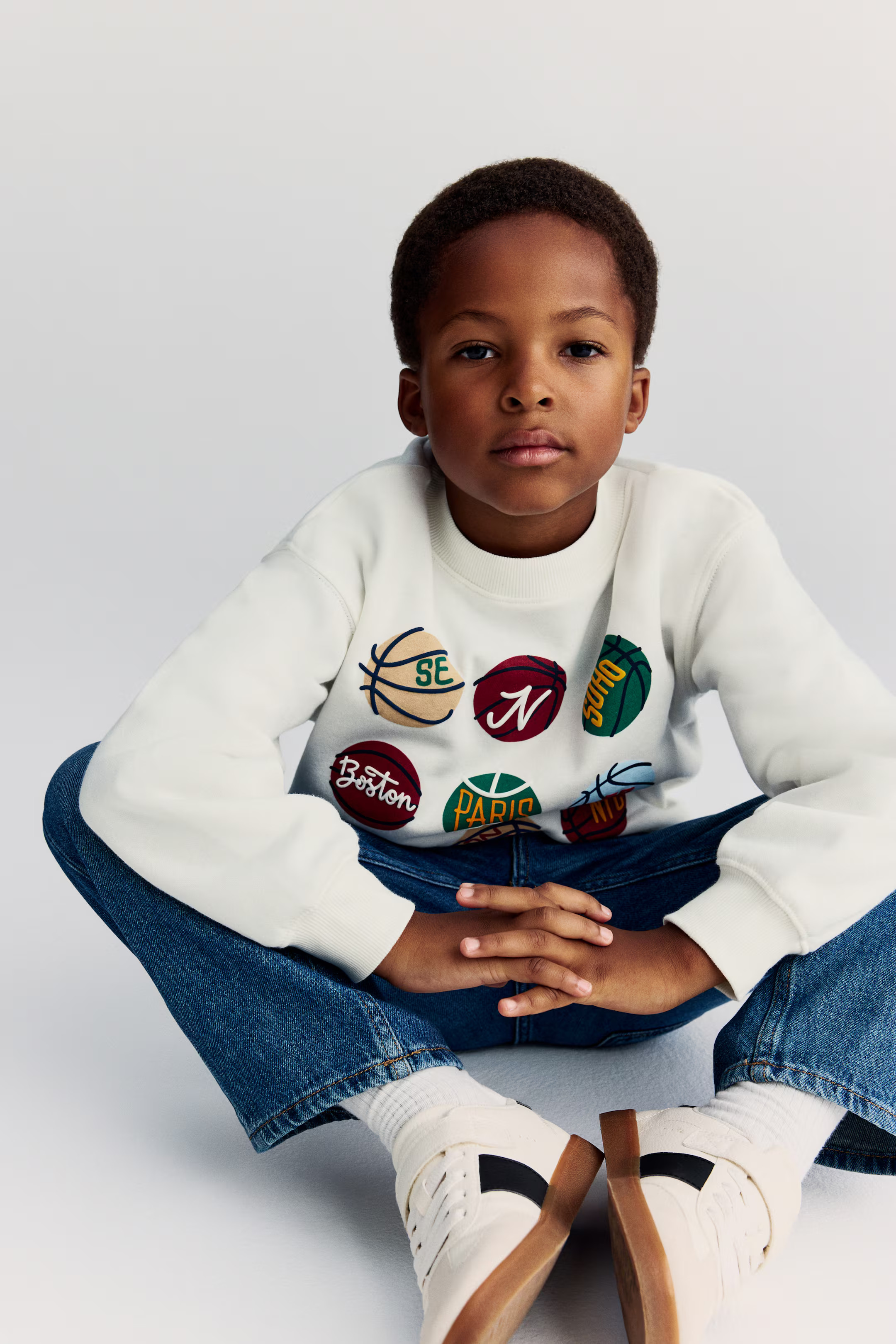 Printed Sweatshirt | H&M (US + CA)