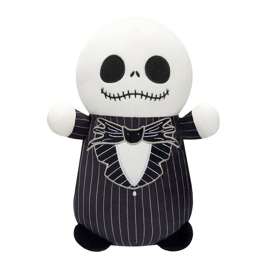Squishmallows Original Disney 10-Inch Jack Skellington HugMees - Medium-Sized Ultrasoft Official ... | Amazon (US)