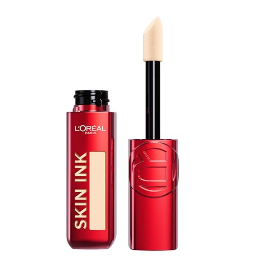 L'Oreal Paris Infallible Skin Ink 2-in-1 Foundation Concealer Hybrid Face Makeup, up to 48HR Transfer-Resistant with Medium Coverage, 20 Fair Neutral | Amazon (US)