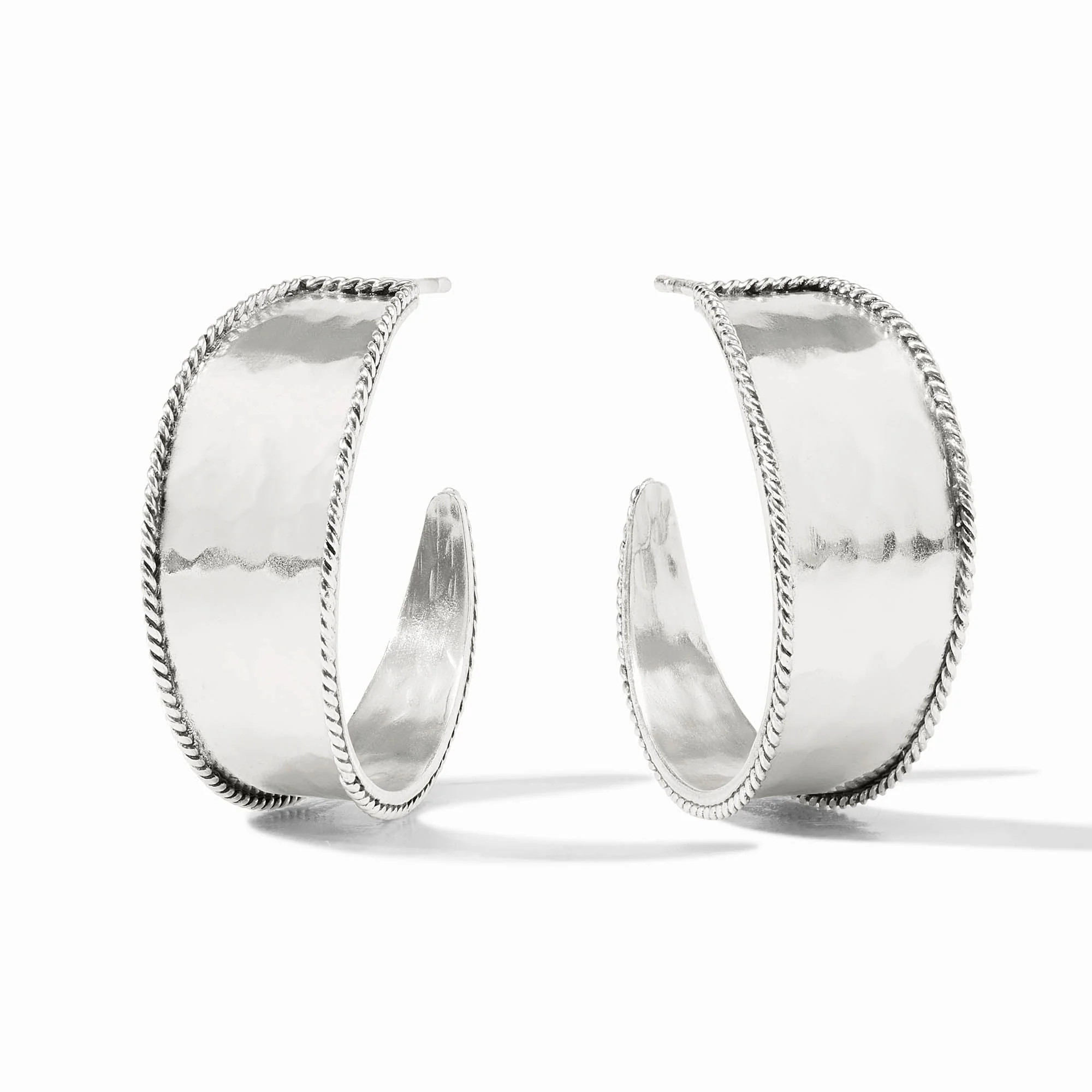 Savoy Silver Hoop Earrings | Julie Vos | Julie Vos