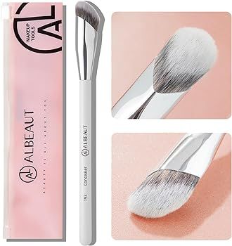 Albeaut Concealer Brush, Under Eye Makeup Small Angled Precision Face Blending Brush, Eye Liquid ... | Amazon (US)