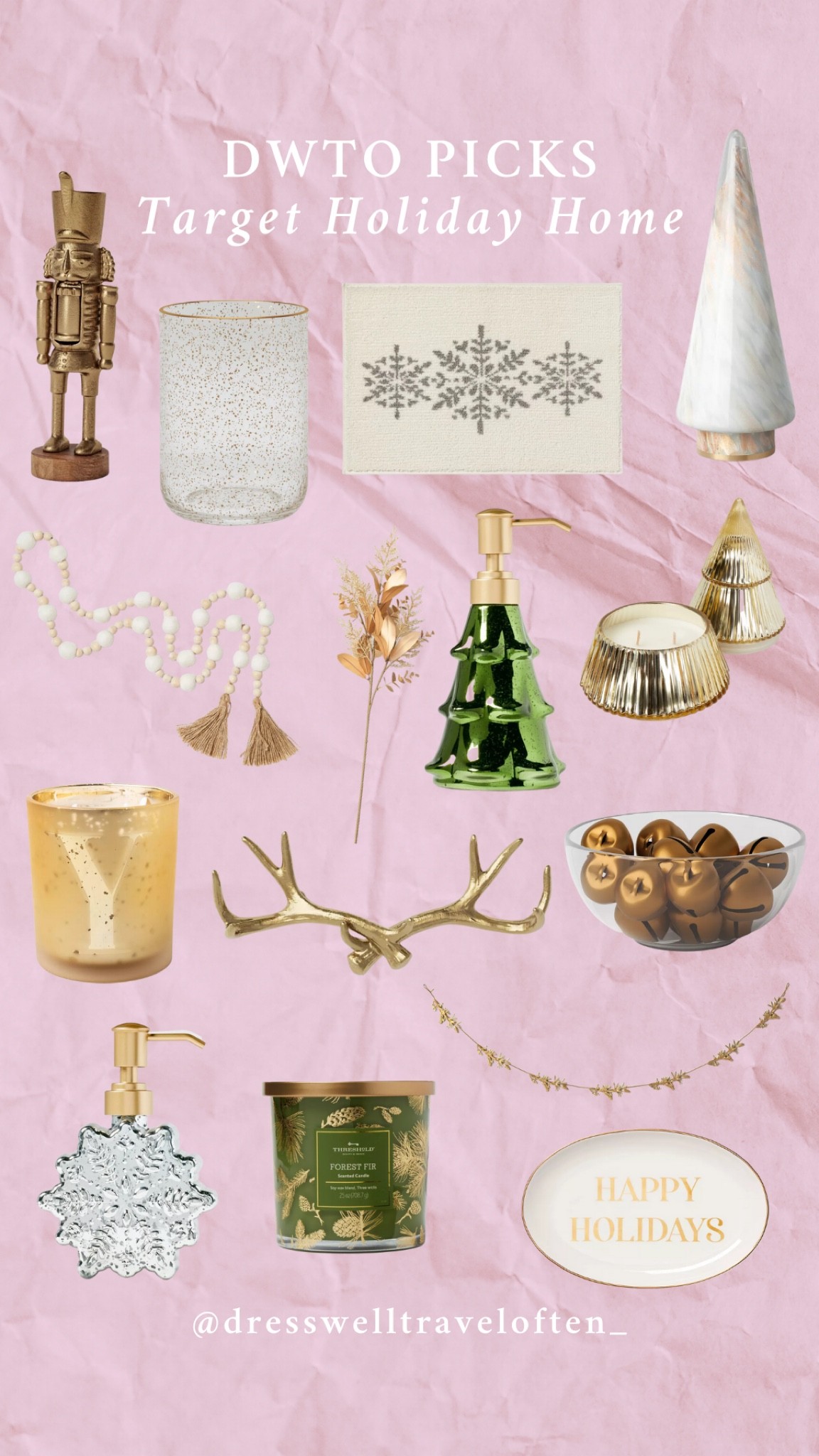 Target holiday decor | Christmas decor | hold holiday decor | glam decor 

 

#LTKHoliday #LTKSeasonal #LTKhome