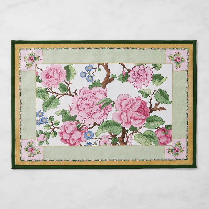 Canton Rose Floral Placemat | Williams-Sonoma