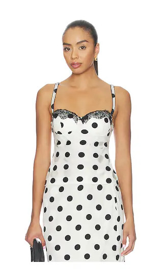 Favorite Aveline Top in Ivory And Black Polka Dot

              
    
        
        
        ... | Revolve Clothing (Global)