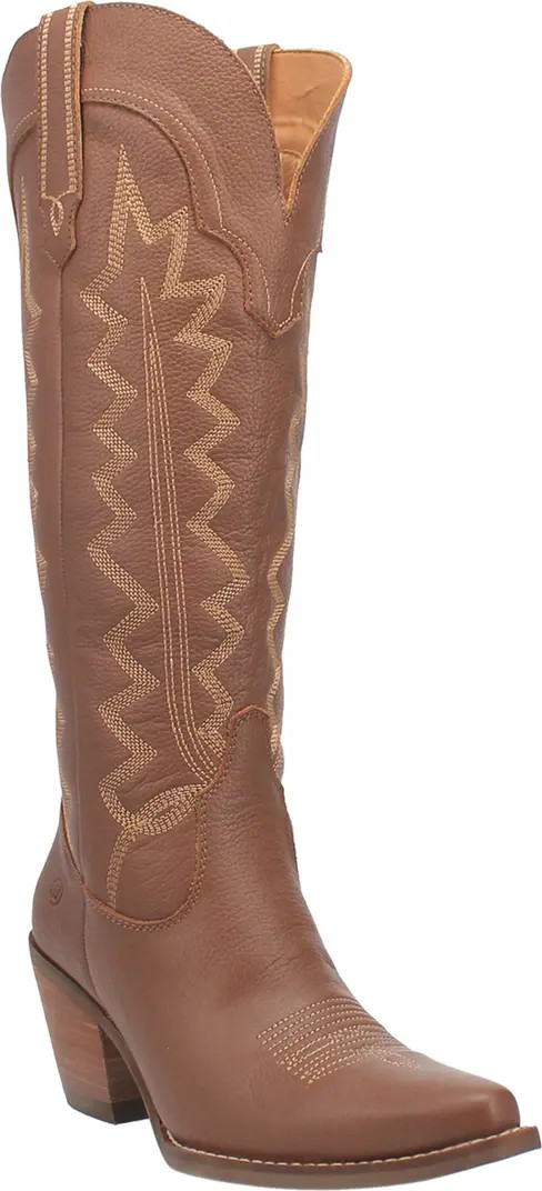 Knee High Western Boot (Women) | Nordstrom
