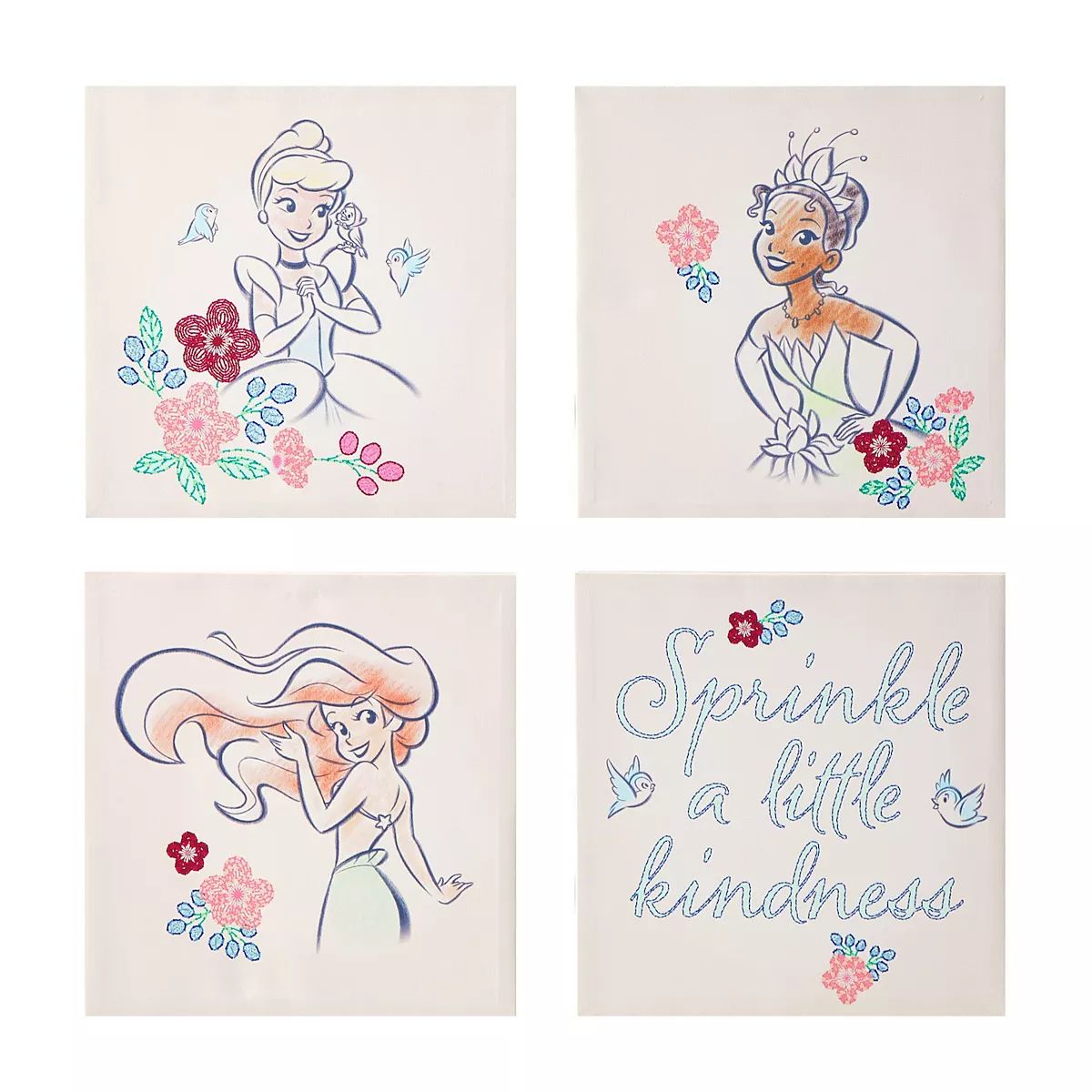 Disney Princess Idea Nuova Canvas Wall Art 4-piece Set | Kohl's