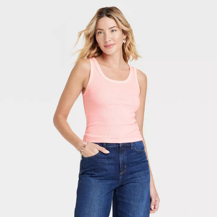Women's Shrunken Rib Tank Top - Universal Thread™ | Target
